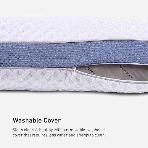 Miniatura 6 de Bedgear Almohada Balance Performance  Tamaño 1.0  Almohada de cama que absorbe la humedad para todas las posiciones de sueño  Almohada de sueño de