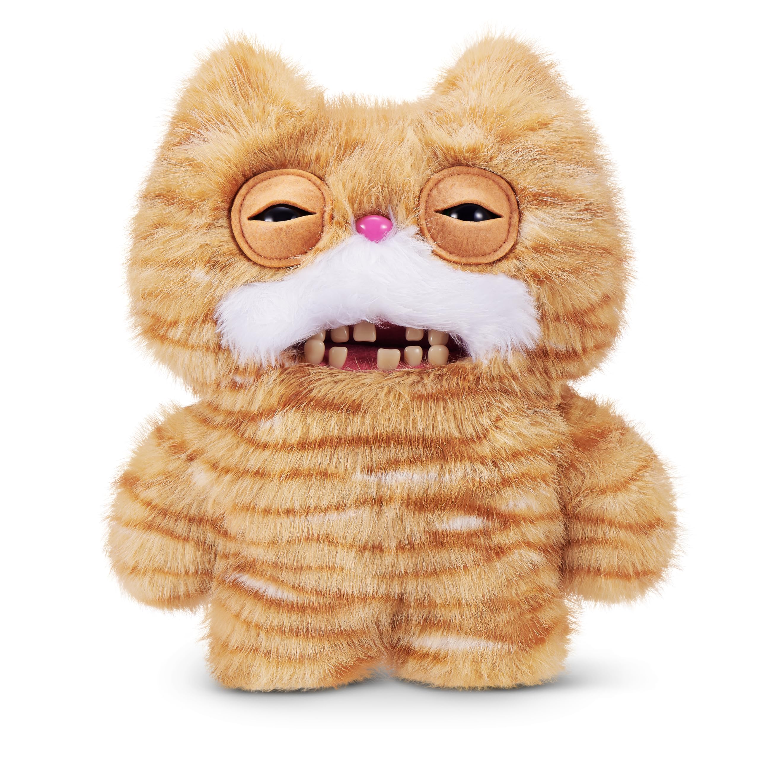 Fuggler Alley Cats 9-Inch Plush Toy (Stinkface) by ZURU – Funny Ugly Monster Stuffed Animal with Human-Like Teeth, Collectible Plush for Kids, Tweens, Teens, Adults & Cat-Loving Weirdos