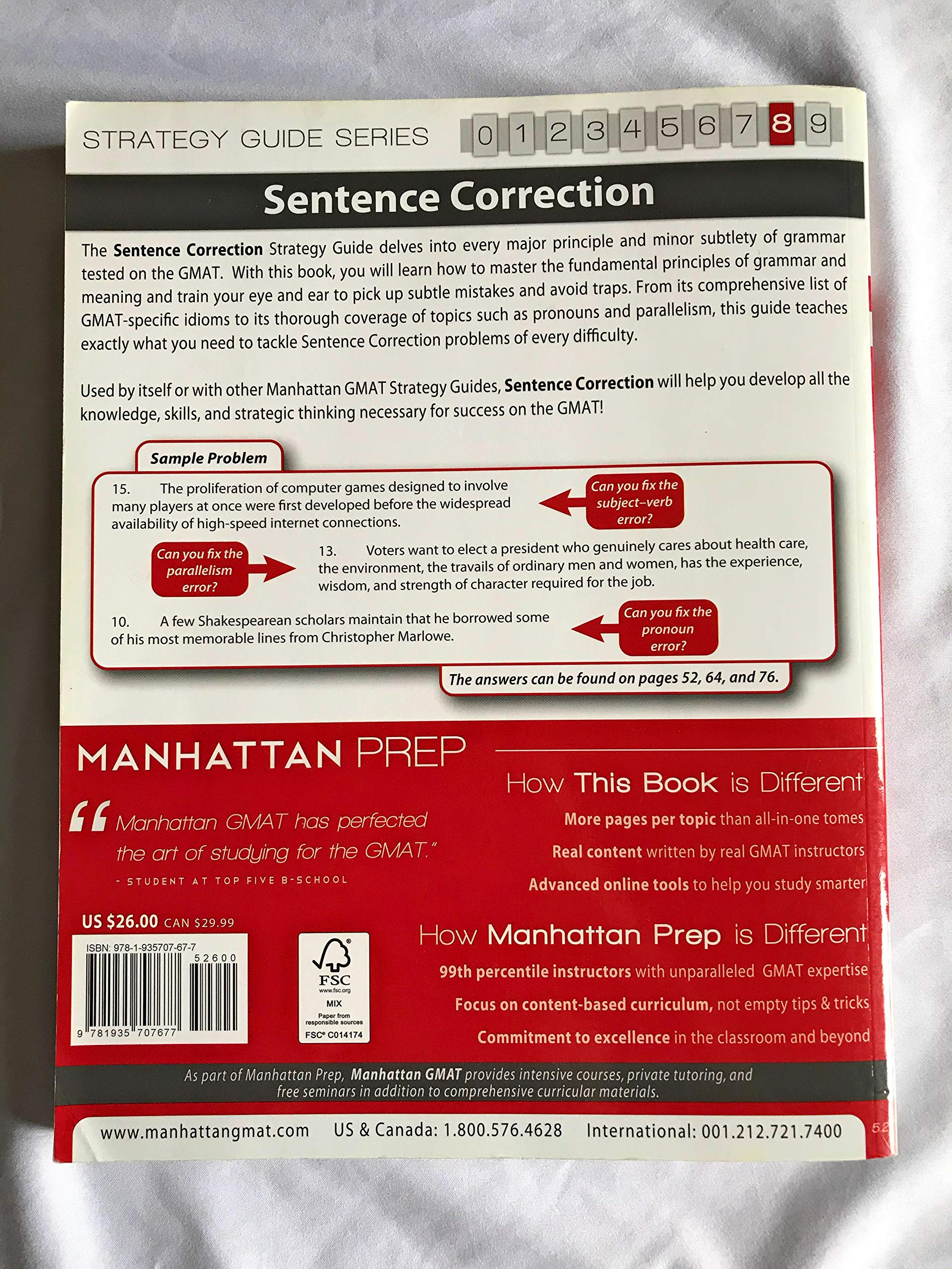 Sentence Correction GMAT Strategy Guide, 5th Edition (Manhattan GMAT Strategy Guide: Instructional Guide) - Image 2