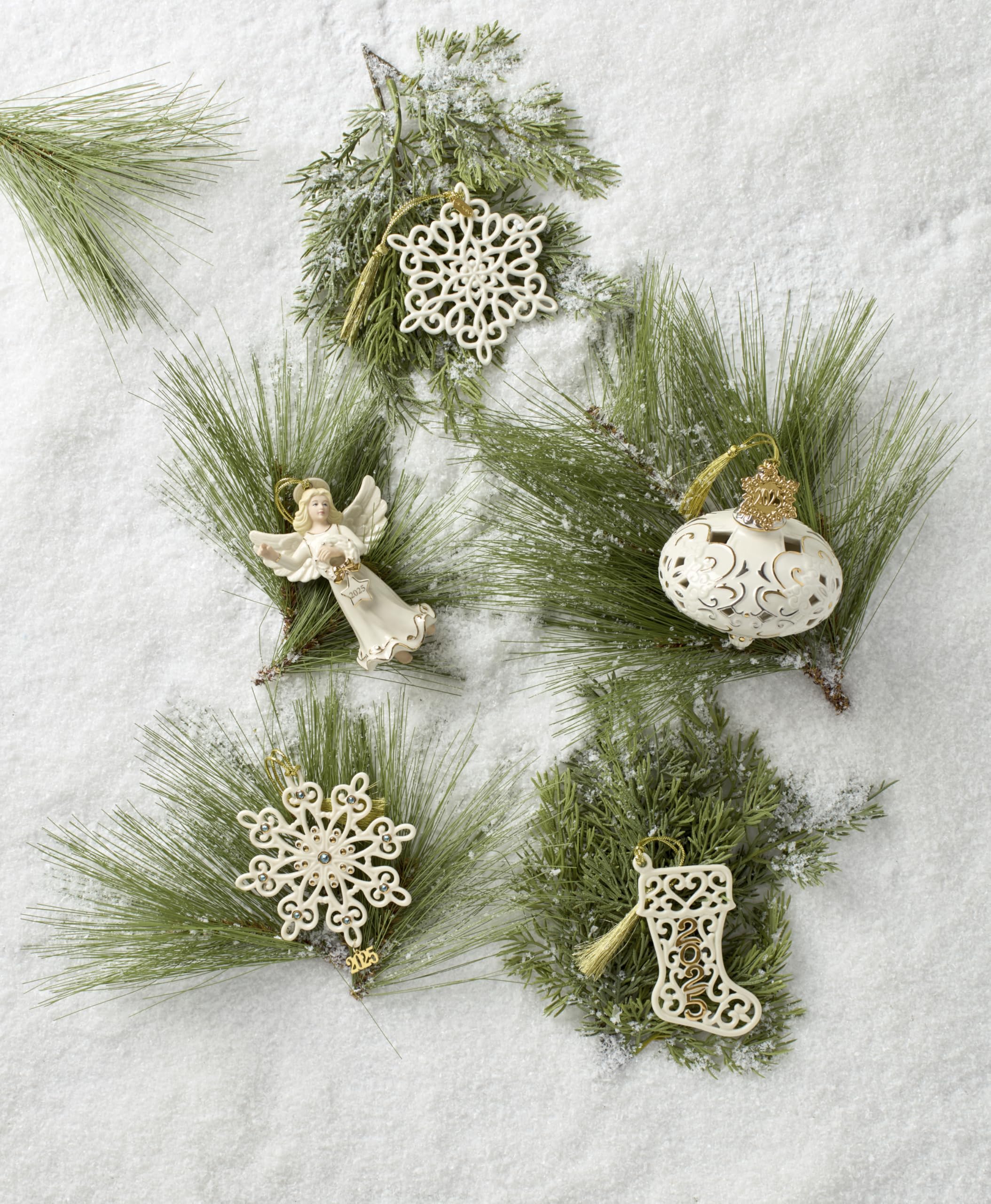   2025 クリスマスモビール Amazon.com: Lenox 897123 2025 Heavenly Angel Ornament, Christmas