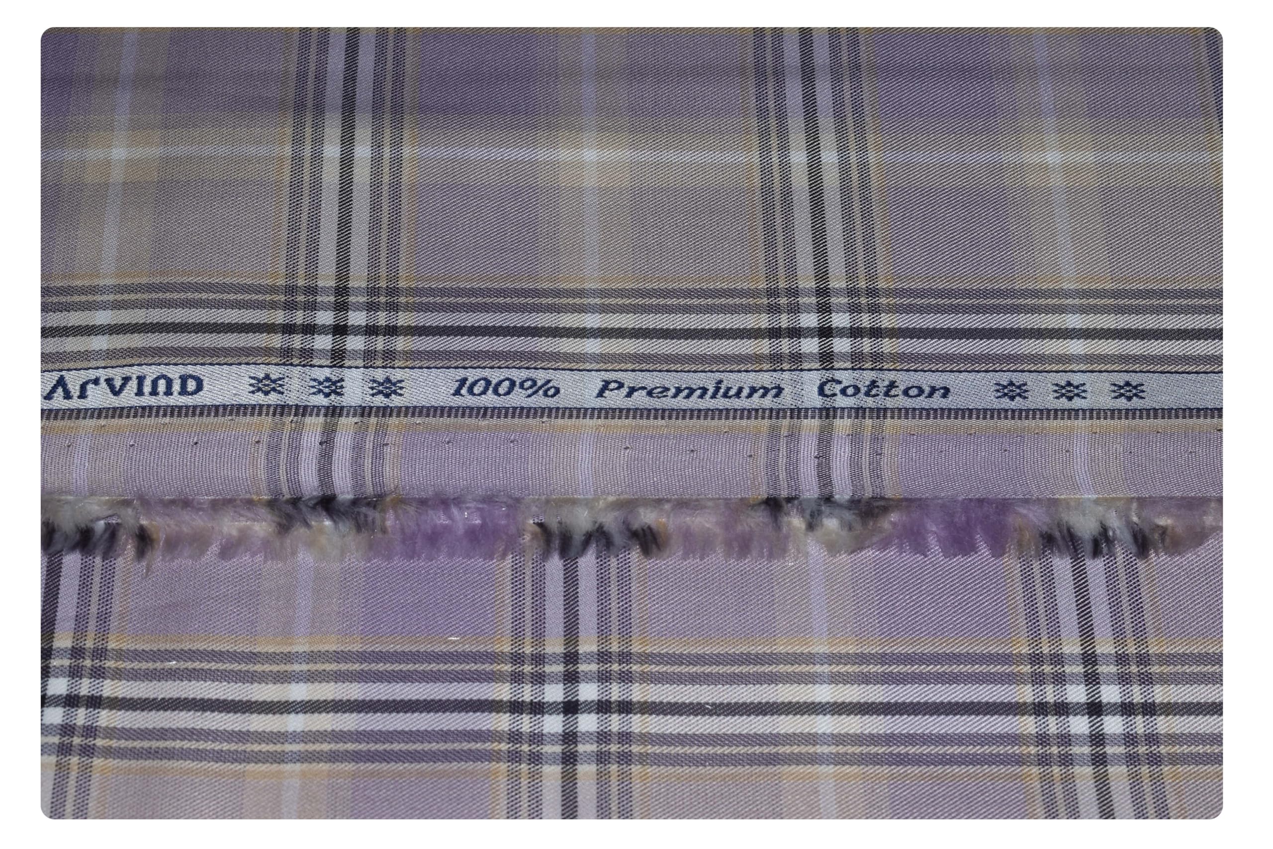arvind Men's Pure Cotton Self Design Unstitched Shirt Fabric (GM19V2, Free Size) (GM16)-picture-35
