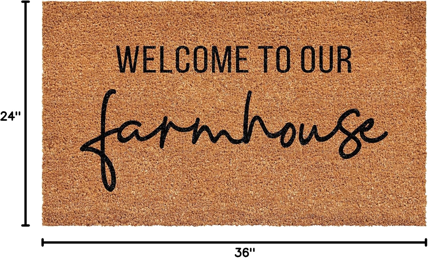 Calloway Mills Welcome to Our Farmhouse Doormat 24" x 36"