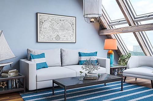 Miniatura 2 de Kenroy Home 32366TEAL Tucson Lámpara de mesa auxiliar, esmalte de cerámica verde azulado, grande