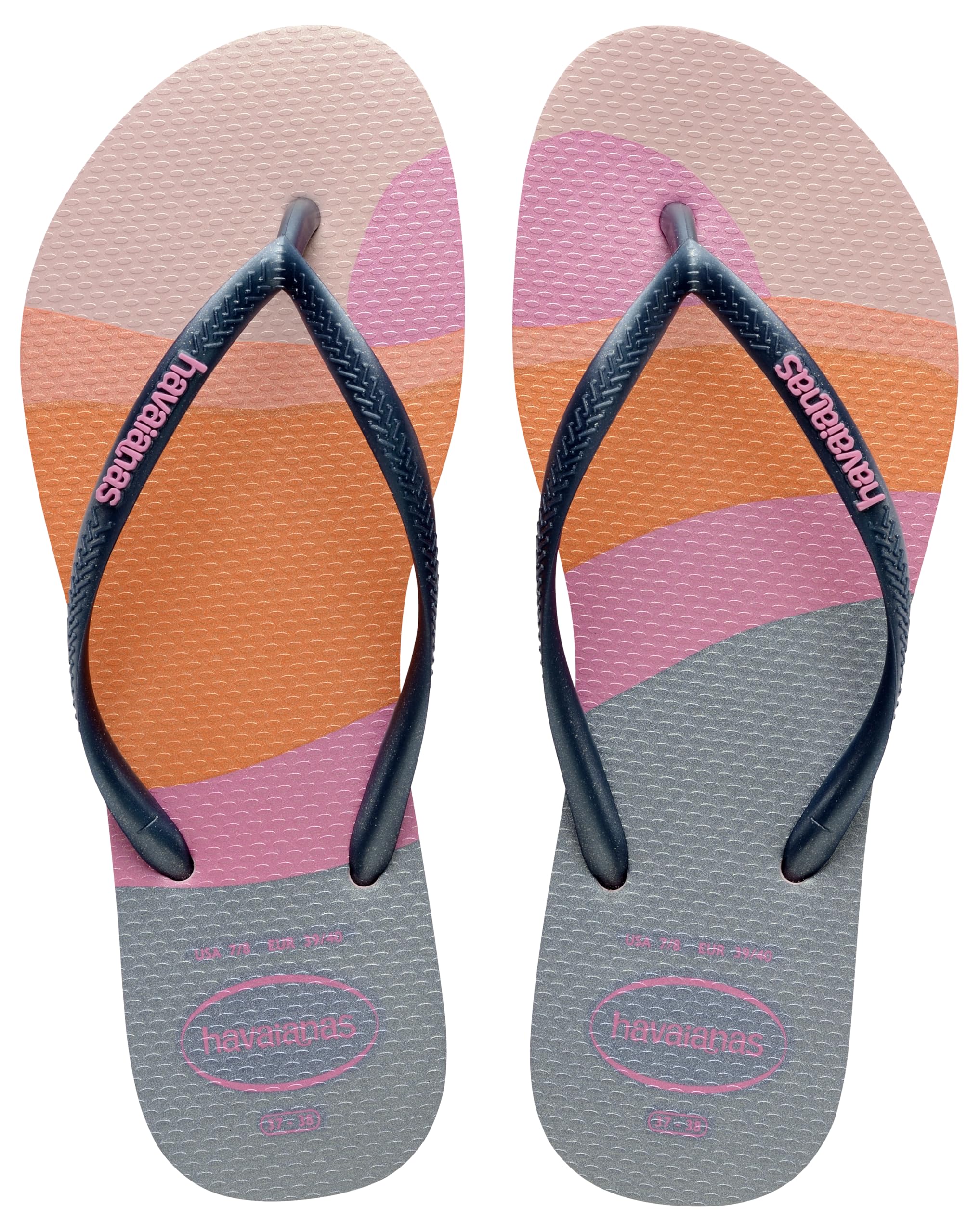 Havaianas Slim Palette Glow (Mini Me), Zehentrenner Mädchen
