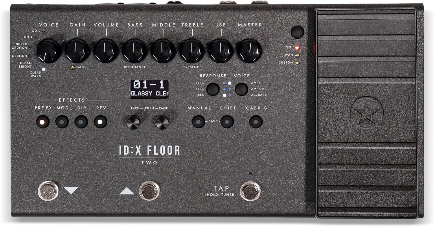 Blackstar ID:X Floor Two Floorboard Multi-FX Pedal w/Amp Models, FX, USB-C Connectivity, and Expression Pedal