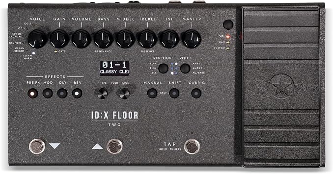 Blackstar IDX Floor Two Floorboard Multi-FX Pedal w/Amp Models, FX, USB-C Connectivity, and Expression Pedal