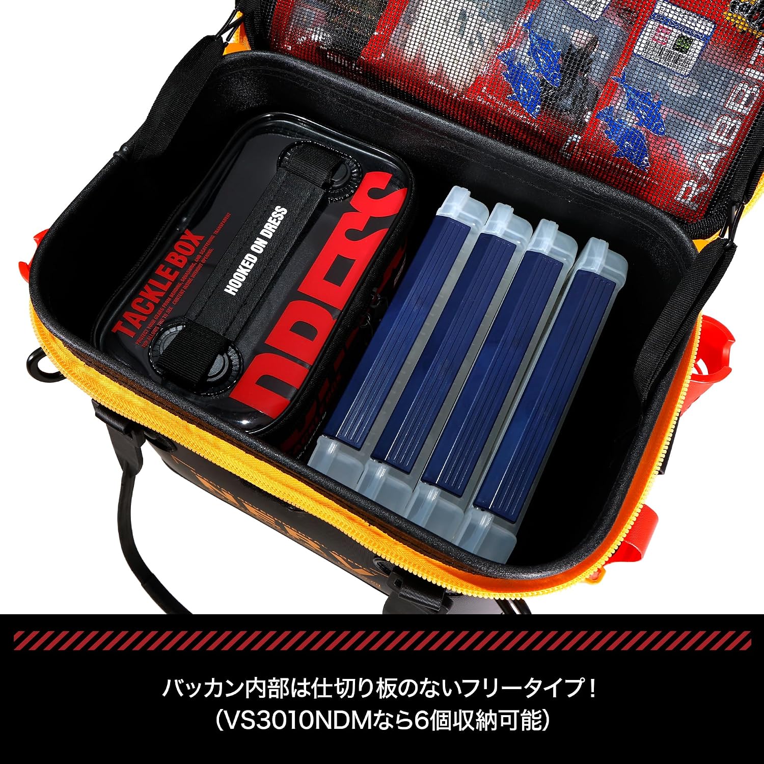 EVA x DRESS Buccan Mini 4.7 gal (17 L) Evangelion Model 2 Color Collaboration Fishing Bucket Bucket, Approx. 4.7 gal (17 L) Rod Holder, EVA Multi-Functional Case, Waterproof, Storage Container, Tackle
