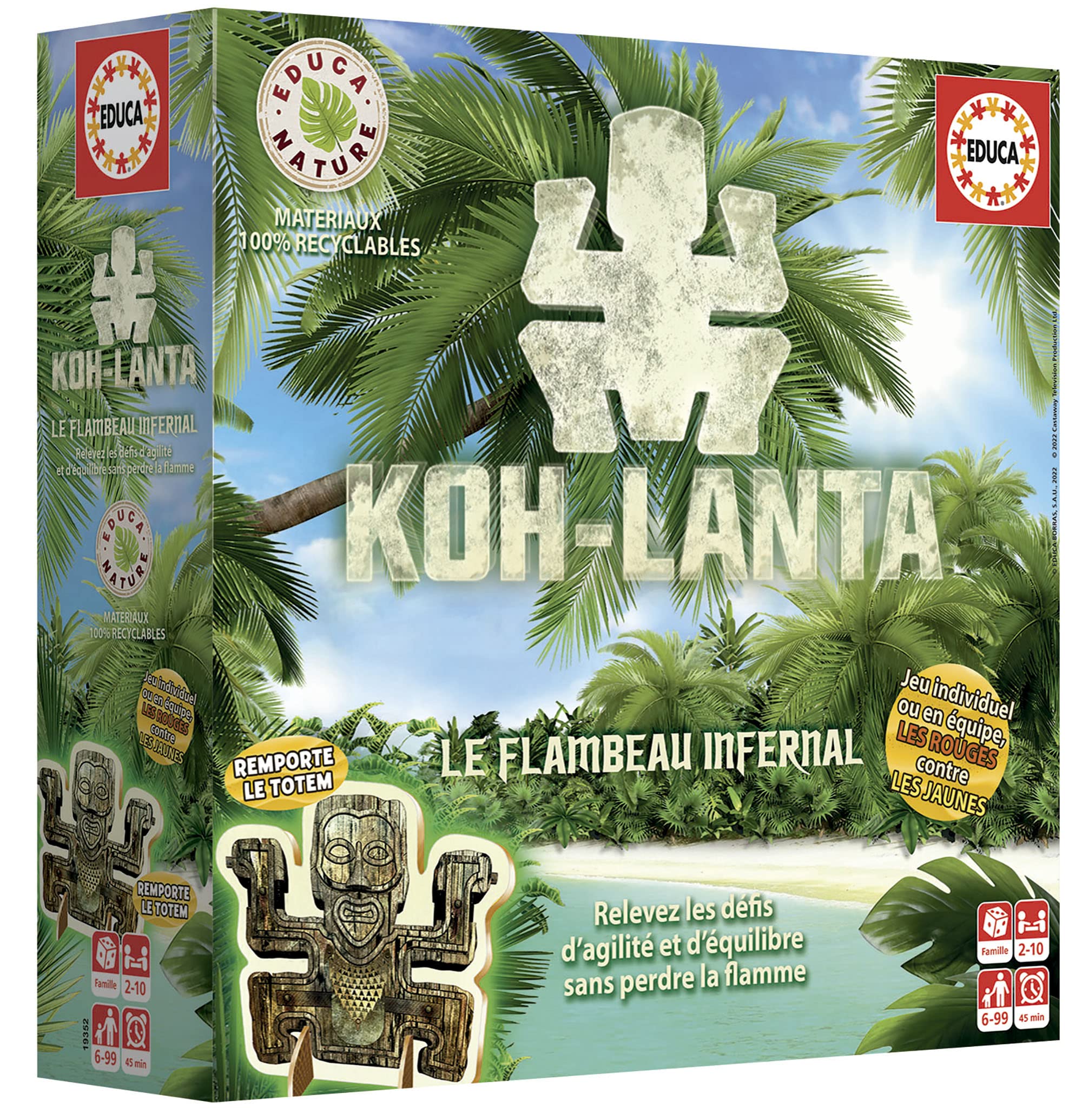 Koh Lanta - Jeu de société - EDUCA