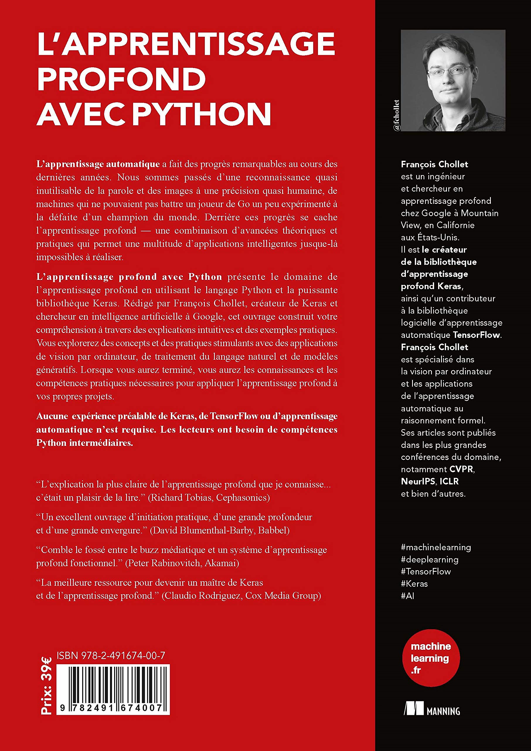 L'apprentissage profond avec Python