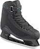 ROCES RSK 2 Ice Skates for Men, Classic Hockey Style Stainless Steel Figure Skates with Lace & Power Strap Closure System & Anatomic Padding Footbed for Comfortable Everyday Wear