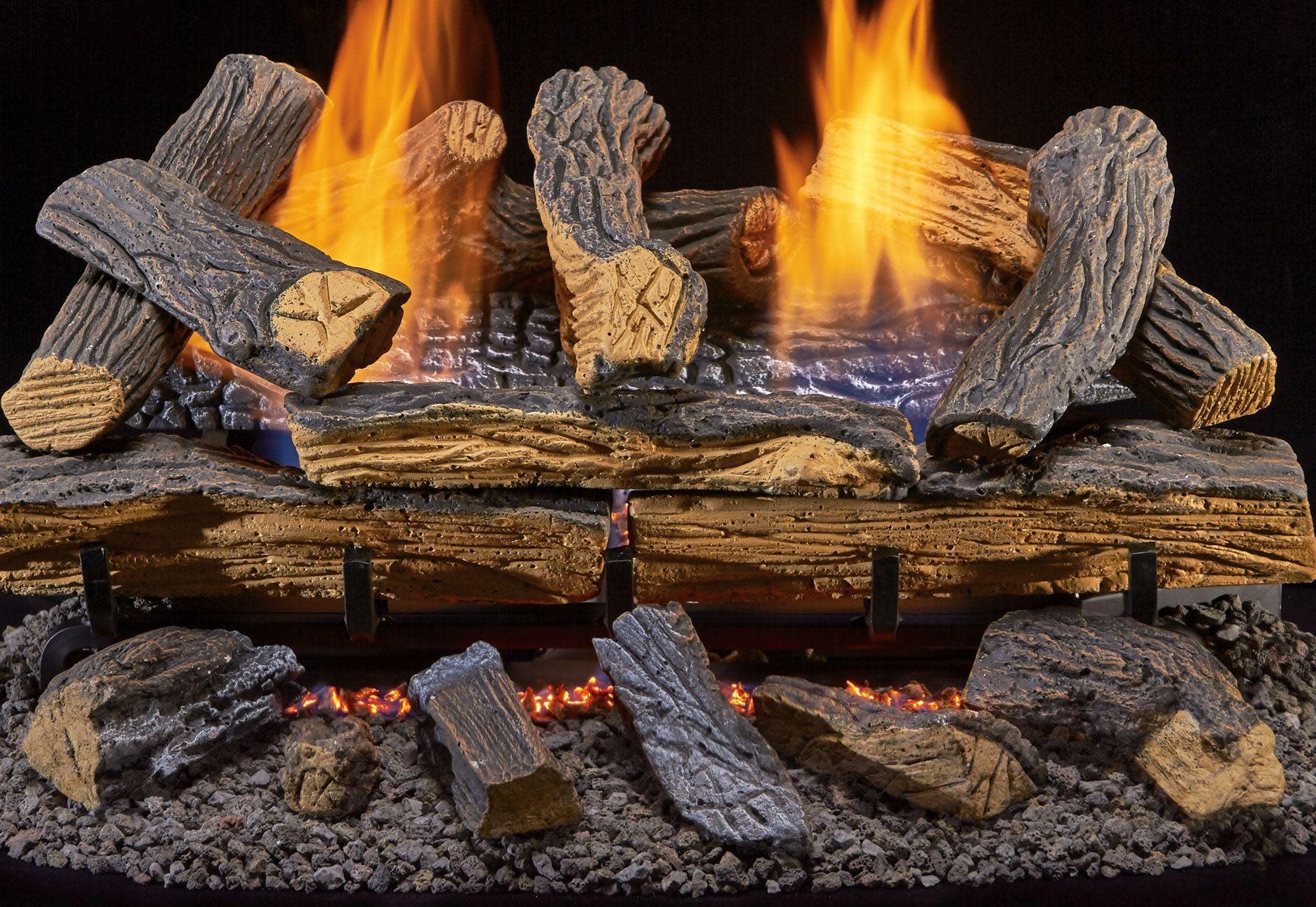 Amazon.com : Ember Log Bed Kit for Vented & Ventless Log Sets