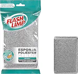 Flash Limp - Esponja Para Lavar Louças Multiuso Poliéster Limpa Sem Riscar - EP1416360