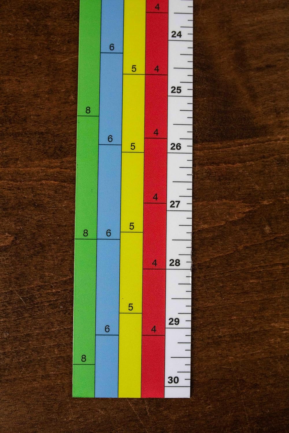 Magnetic Sawmill Scale C | Universal Lumber Guide fits Woodland Mills | Removable Milling Ruler (4/4, 5/4, 6/4, 8/4")