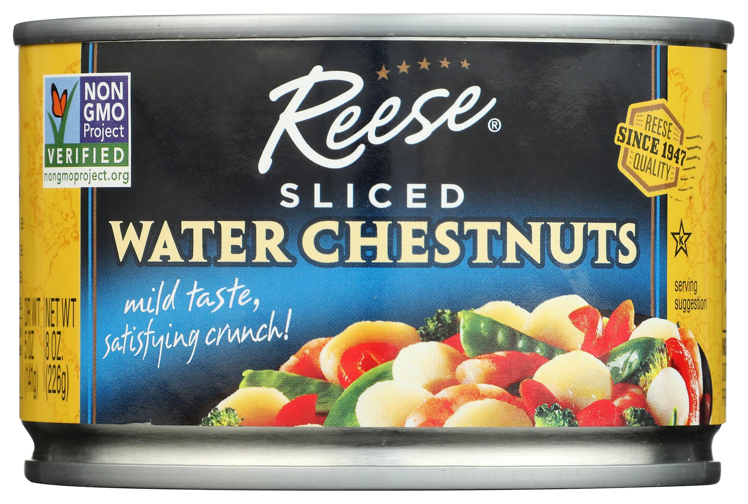 REESE Sliced Water Chestnuts, 8 OZ
