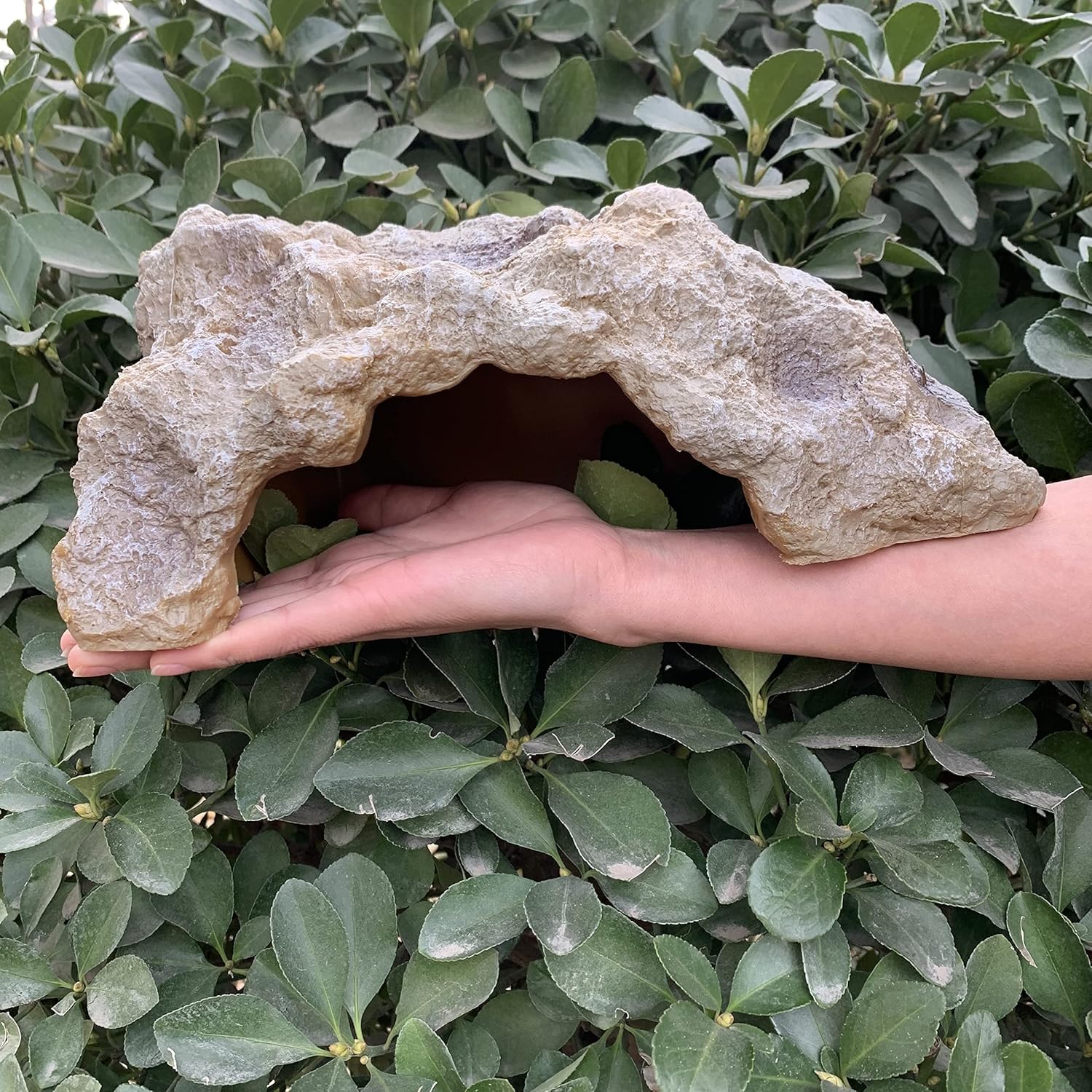 Oversize Reptile Hides and Caves Resin Rock Reptile