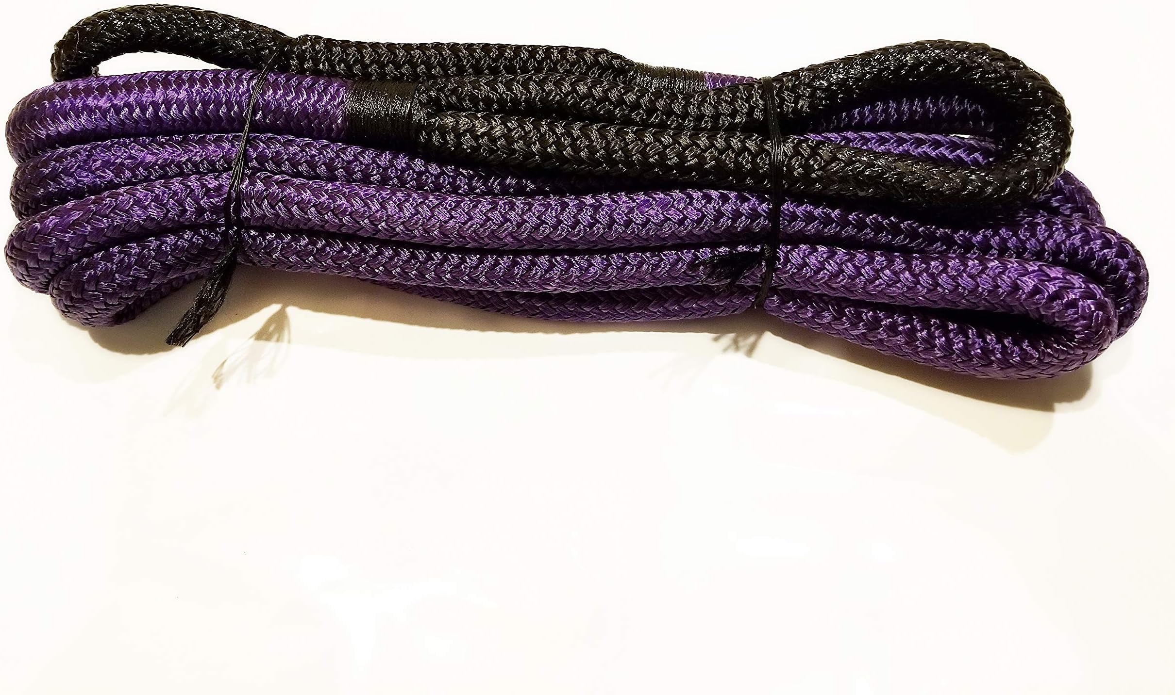 Purple Kinetic Recovery Rope - Recoil Tow Rope 1" X 20' (45,000 Lbs) - 3 Year Warranty
