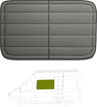 Crew Side Window Cover for Ford Transit Medium/High Roof, 2015-2026, Magnetic Insulated Blackout Window Sunshade, Foldable Design, AllSeasonGuard