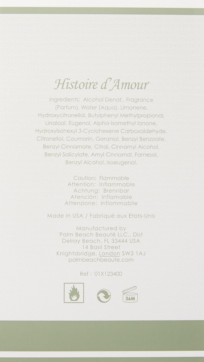 Histoire D'amour By Aubusson For Women. Eau De Toilette Spray 3.4 Ounces - Image 3