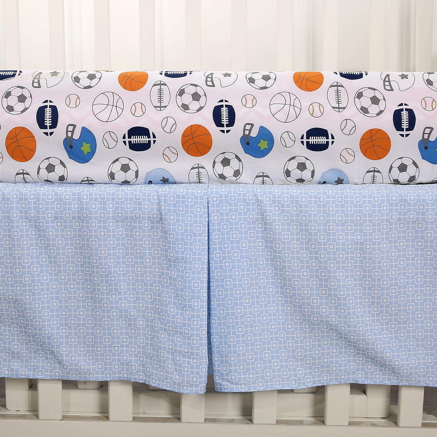 Baby Spark All-Star MVP 3pc Soft Cotton Crib Bedding Set