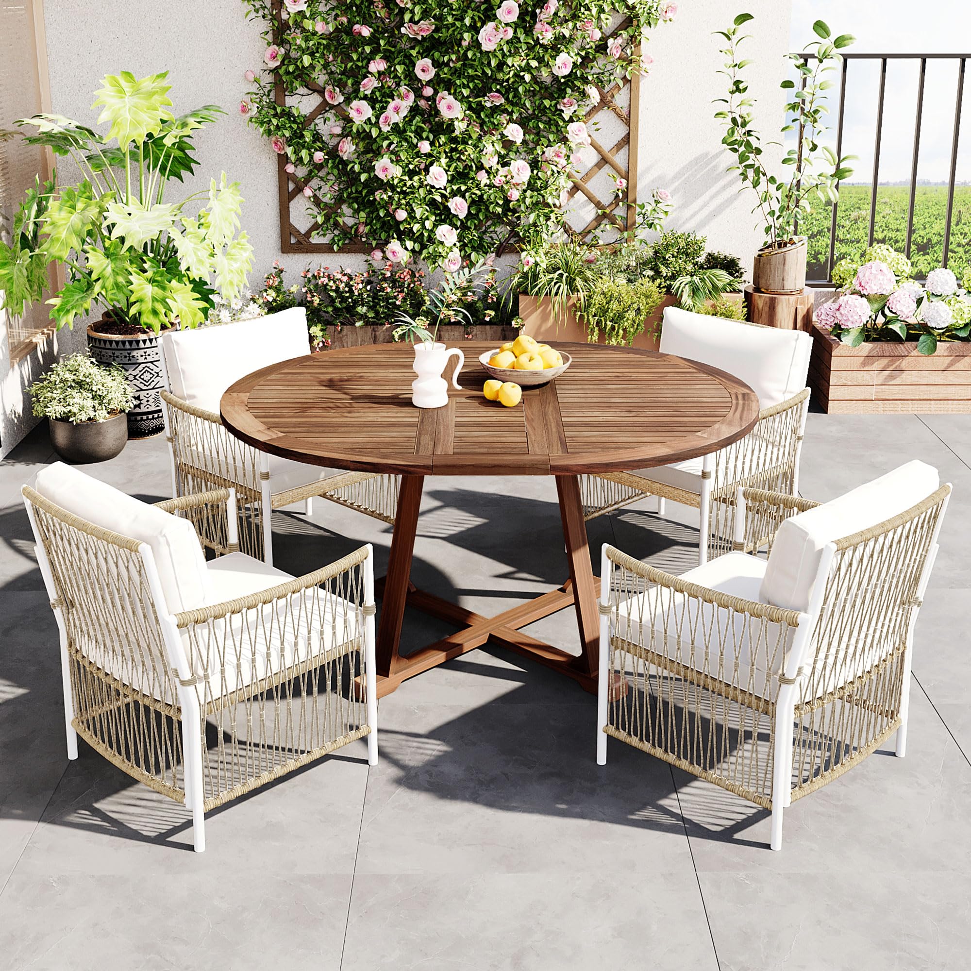 VilroCaz 5-Piece Patio Dining Set