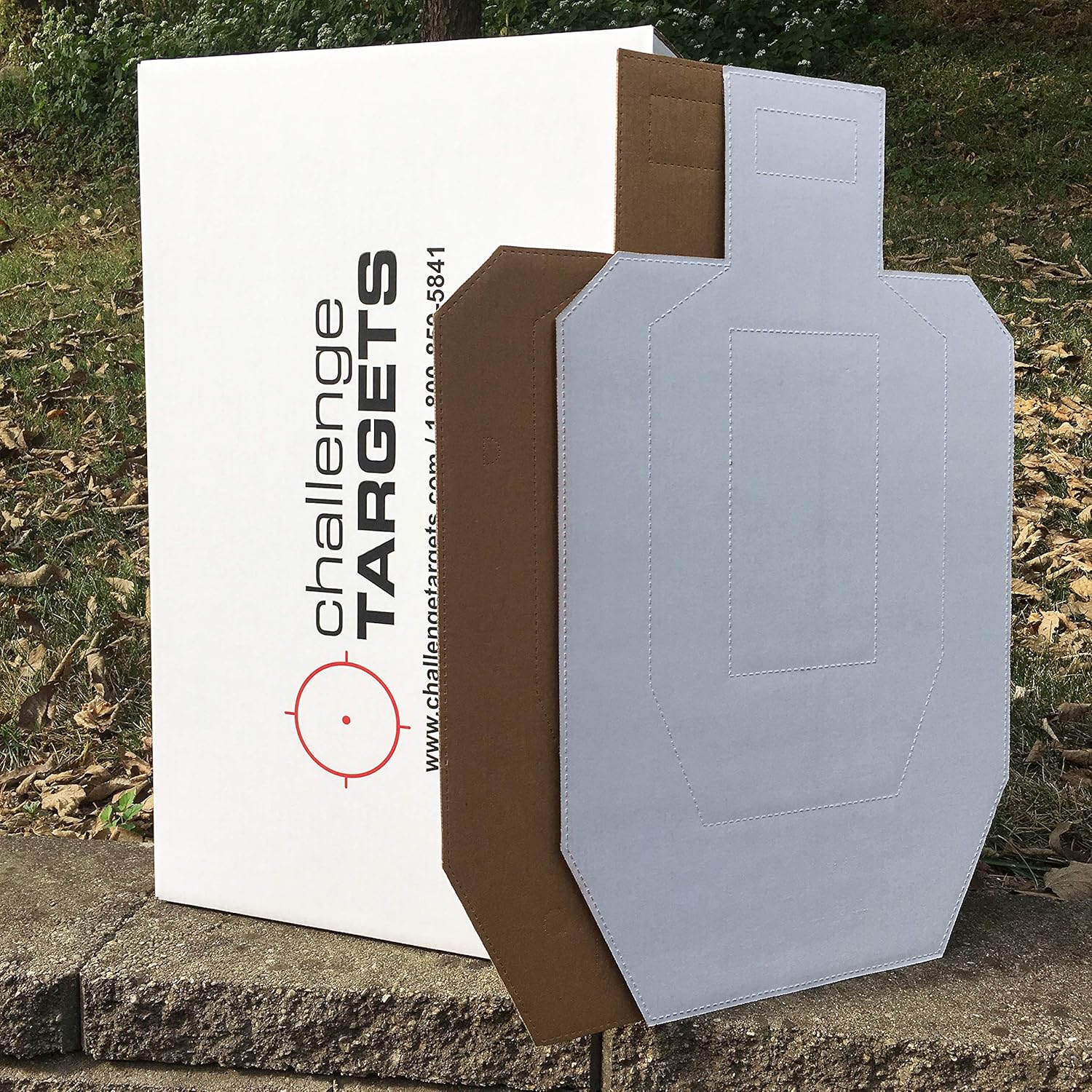 HZTZDMHH IPSC/USPSA Water Resistant Cardboard Target - 100 Pack