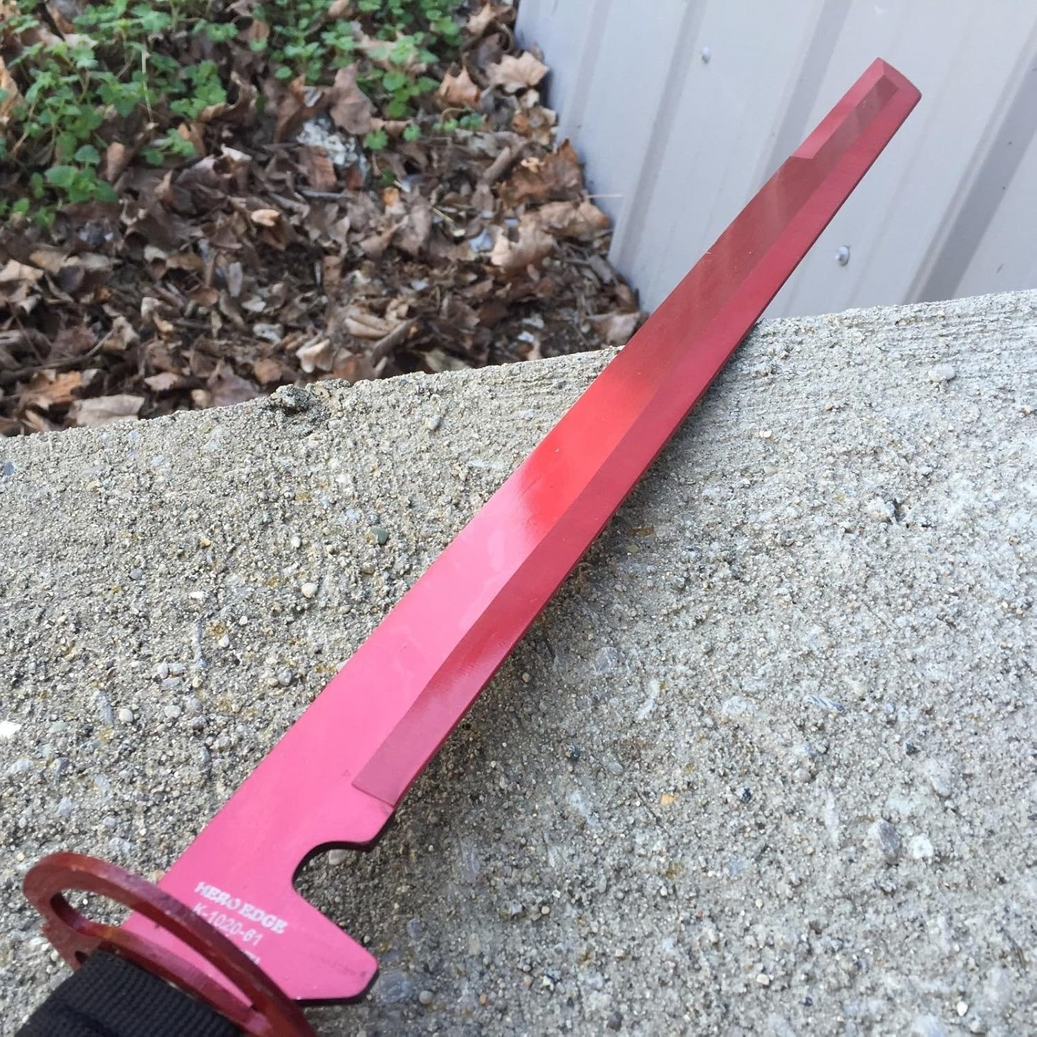 NEW! 27" Ninja Sword Machete RED Full Tang Tactical Blade Katana NEW w/Sheath : Sports & Outdoors