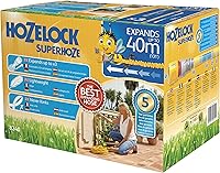 Vista 10 de HOZELOCK - Manguera extensible Superhoze de 24.6 ft: Manguera flexible, se estira hasta 3 veces la longitud original Con 2 accesorios Aquastop