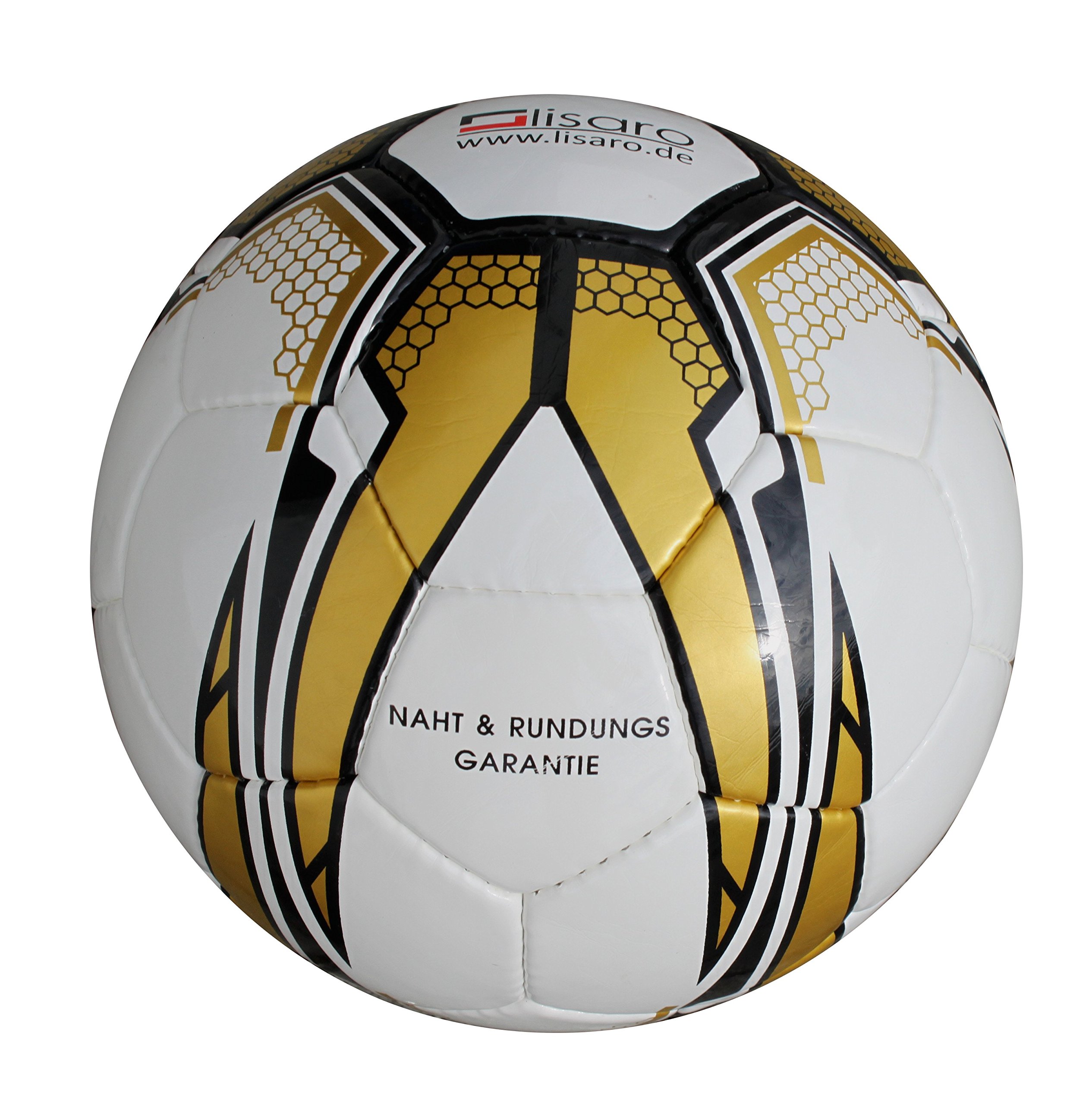Lisaro Balón de fútbol para entrenamiento superior, tamaño 5, 10 pelotas + red para balones