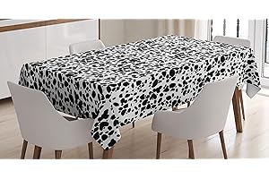 Ambesonne Dalmatian Tablecloth: Paw-fect Decor for Dog Lovers