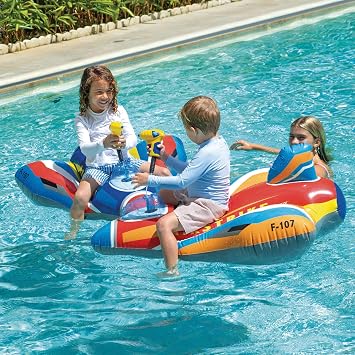 Intex - 57531NK - Üst üste binen uçak şamandıra + tabanca