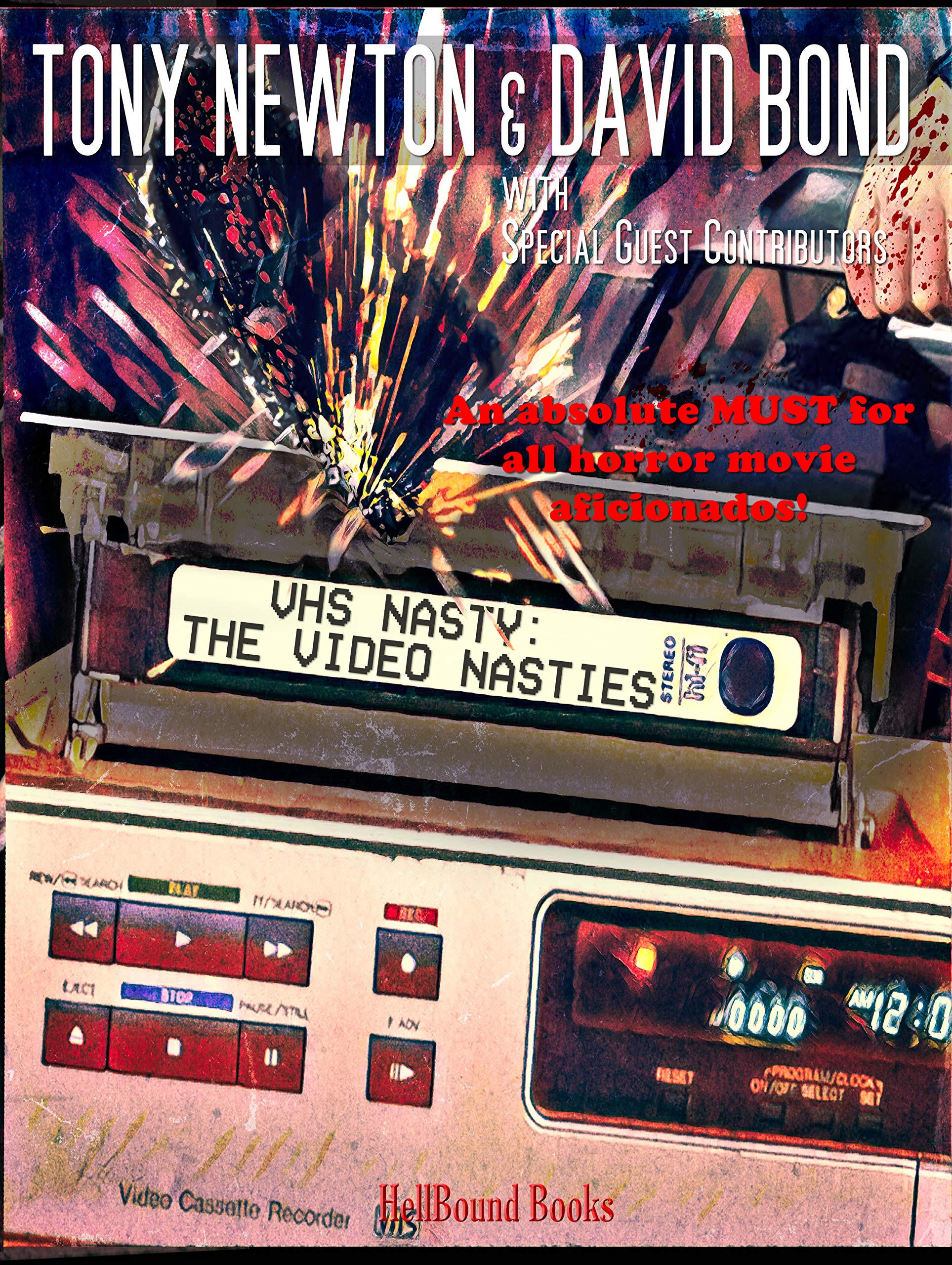 Livre VHS Nasty The Video Nasties en anglais pour les passionnés du cinéma d'horreur culte