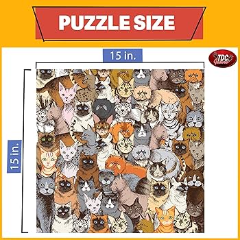springbok 猫の500ピースジグソーパズル Amazon.co.jp: TDC Games 世界で最も難しいジグソーパズル - 猫
