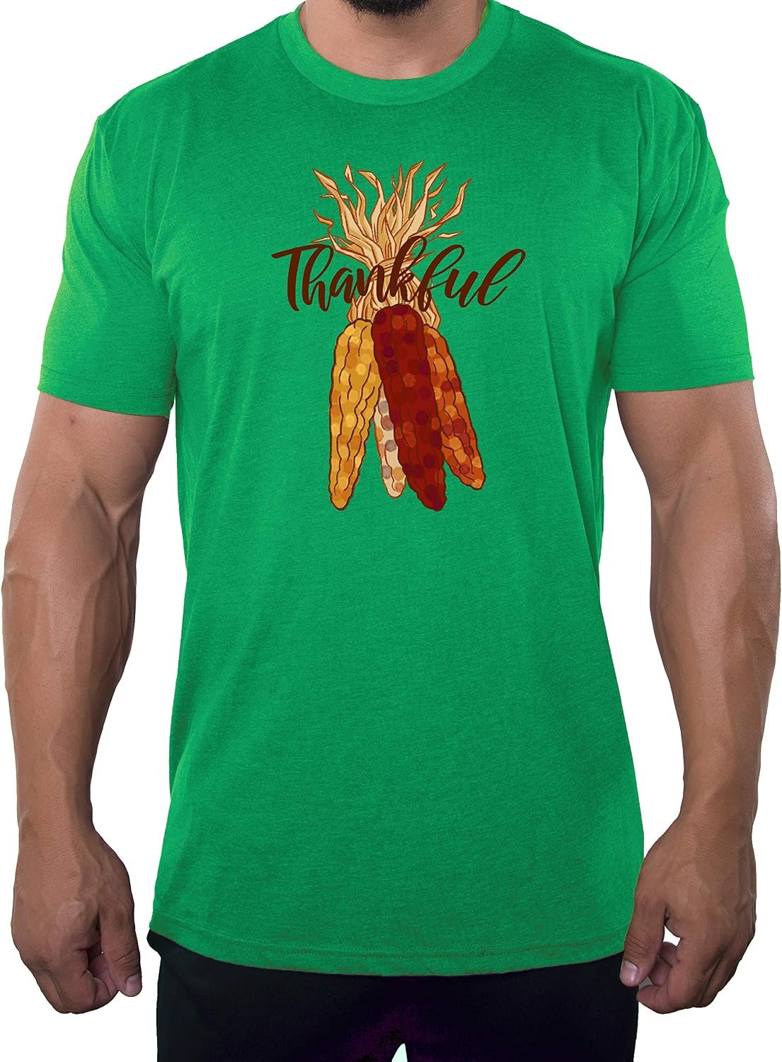 Thankful Corn Thanksgiving T-Shirts, Funny Men Shirts, Thanksgiving Man's Tee!