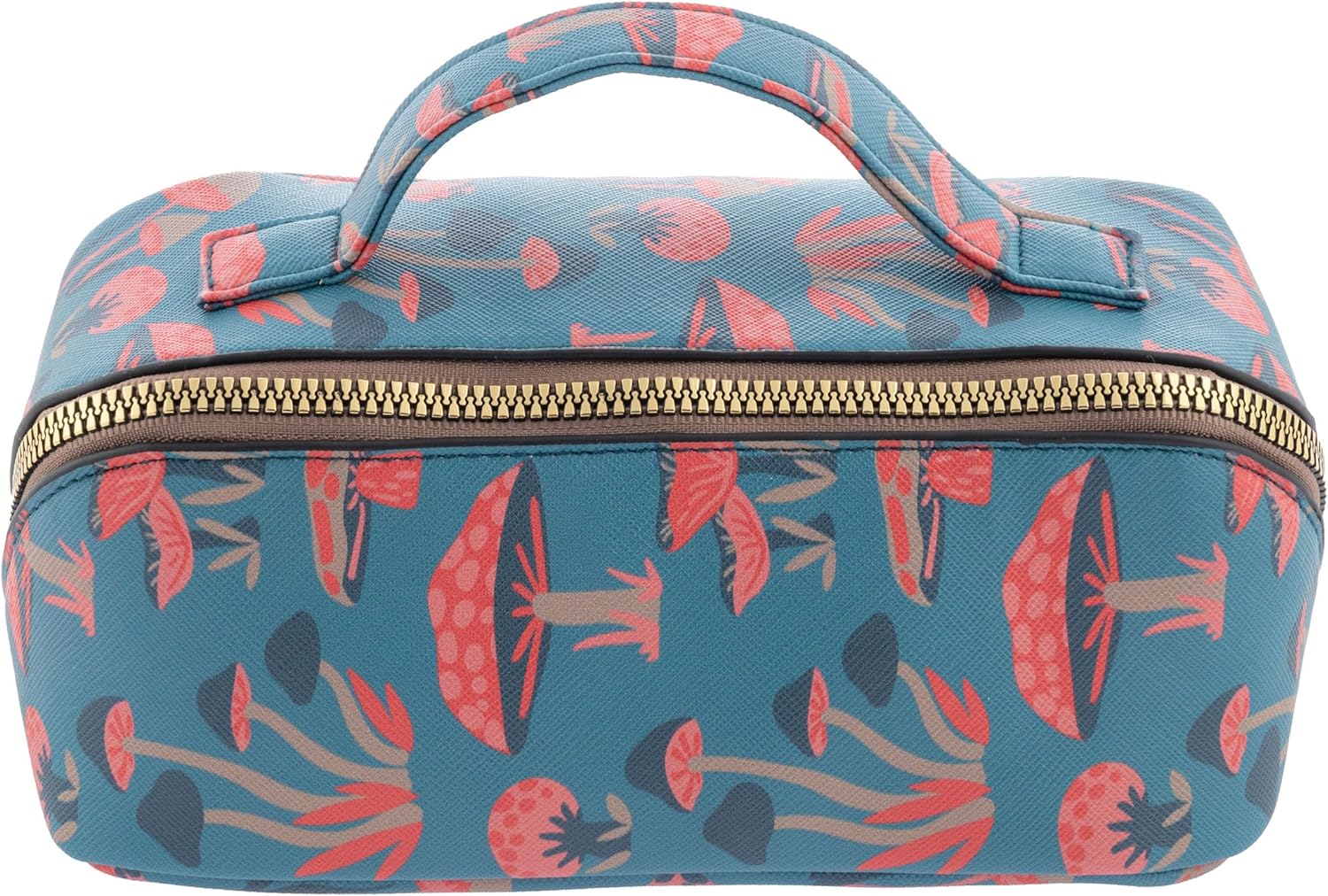 Karma, Small Zip Cosmetic Bag, Makeup Bag for Purse Travel Makeup Pouch Mini Cosmetic Bag for Women, Travel Toiletry Bag Accessories Organizer, Mushroom