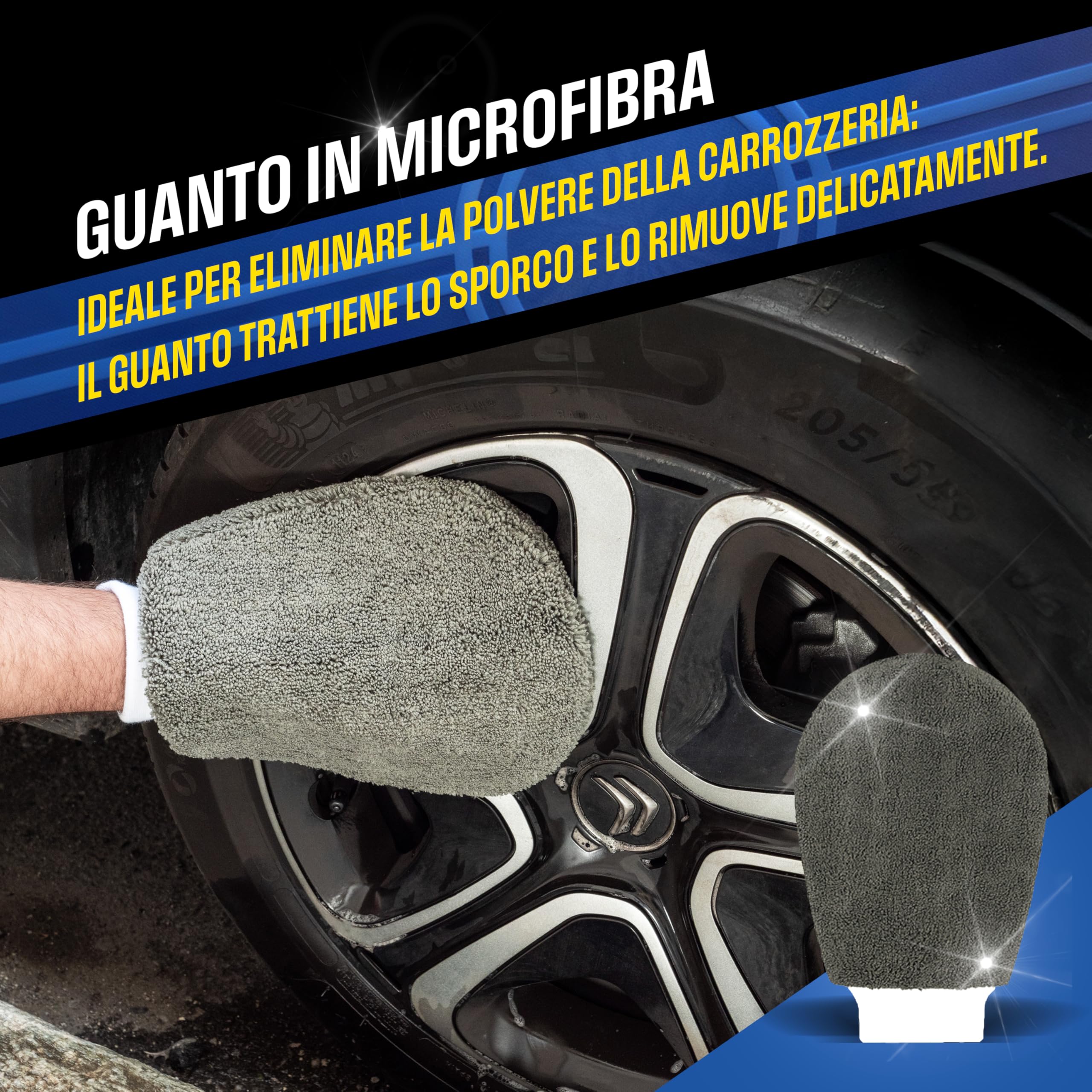 ArcadieMagic Kit Pulizia Auto Completo 9 in 1 con Borsa – Set Lavaggio Auto Interni ed Esterni Detailing - 4