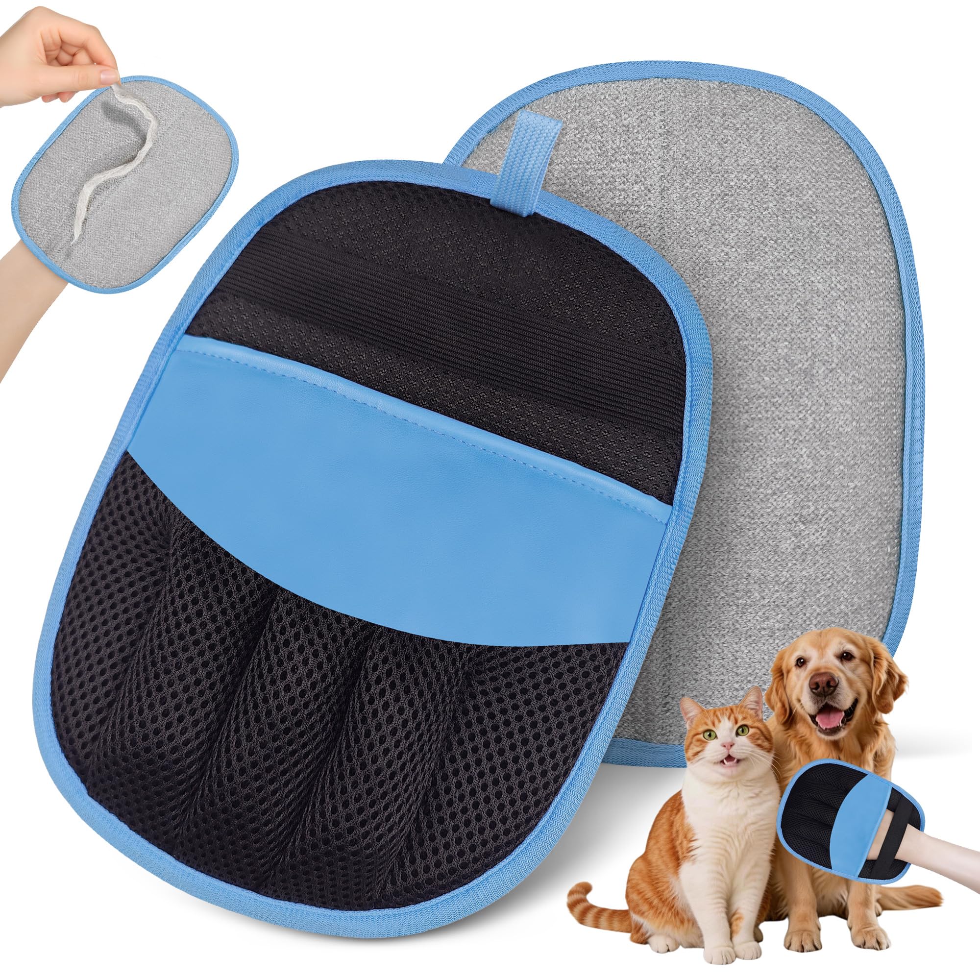 YOSEPATI Guante removedor de Pelo de Mascotas Magic Brush, removedor de Pelo de Mascotas Pure Path para Gatos y Perros, Cepillo mágico para el Cuidado de Mascotas, Guantes Yomi para Eliminar — view 10