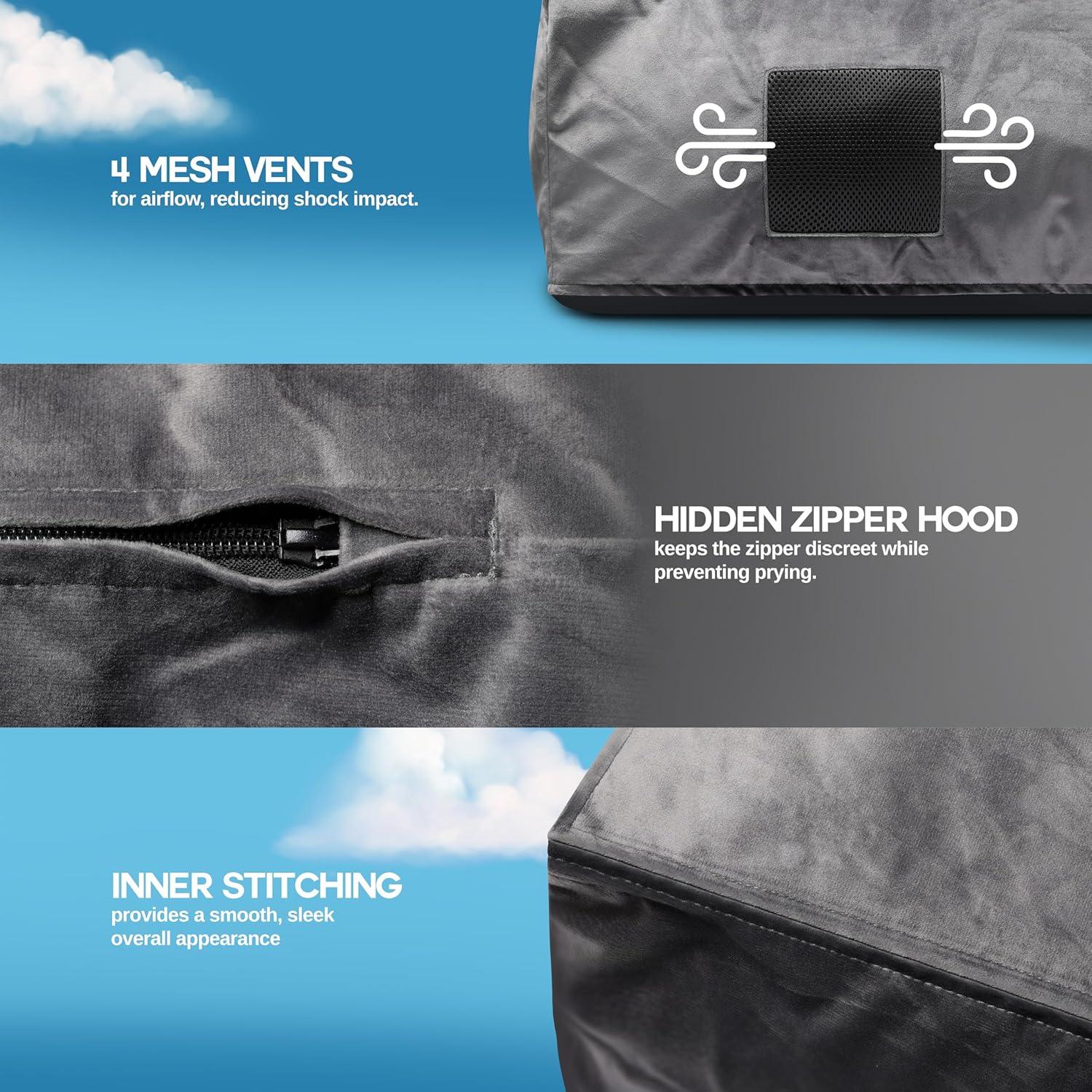 Homewell Crash Pad – Soft Velvet Cover Sensory Crash Pad for Kids with Durable Shock-Absorbing Foam, Machine Washable Cover, Ultimate Comfort and Safety for Kids, Adults and Pets