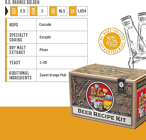 Miniatura 8 de Kit de recetas para elaborar cerveza ingredientes  fabrica tu propia cerveza con Home Brewing - 1 galón Hefeweizen