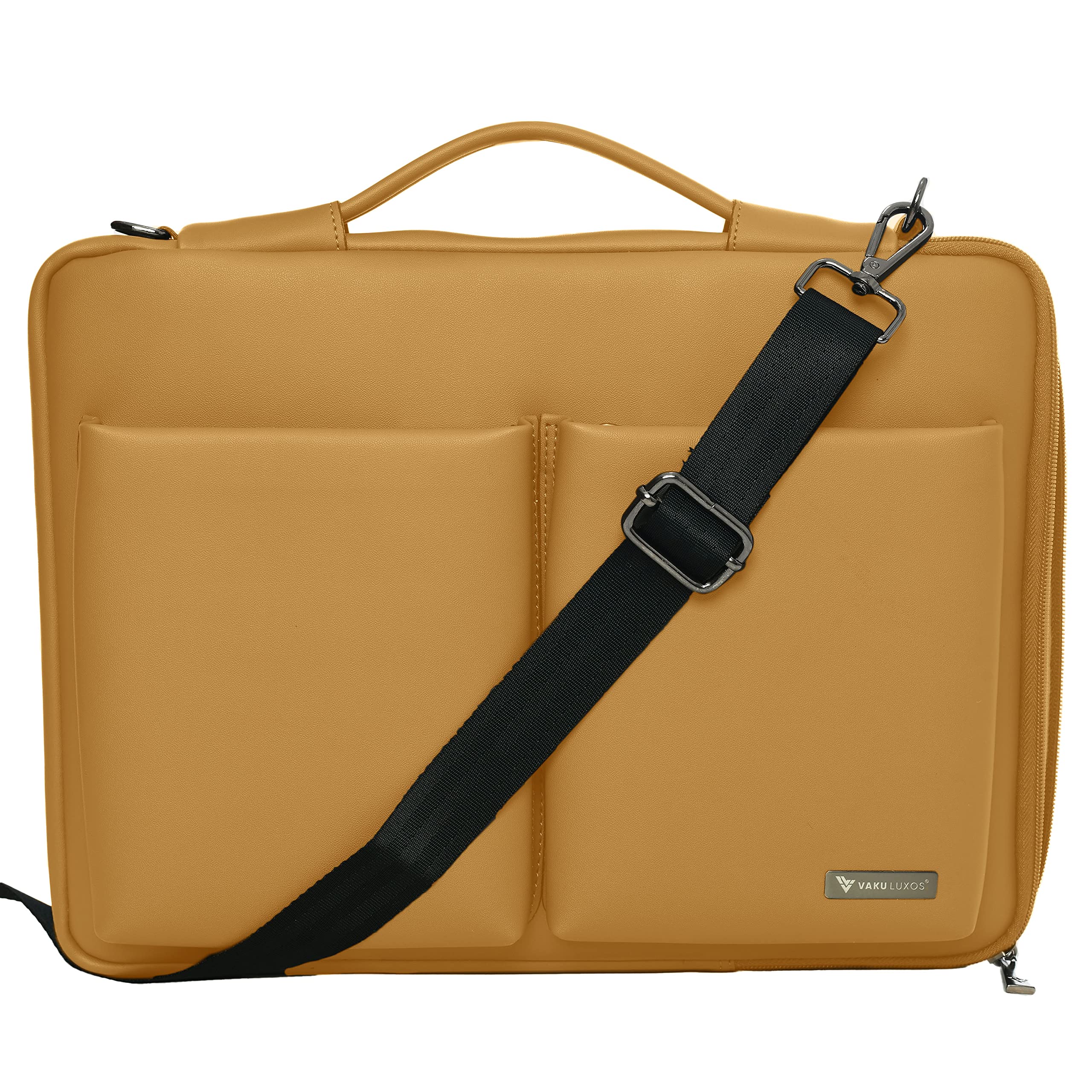 Vaku Luxos® MESTELLA Laptop Messenger Bag for Men and Women compatible with MacBook 14" Premium Collection Refined Leather Sleeve with adjustable Strap Highly Durable (Beige) (B0BDS6YFZD) Amazon Price History, Amazon Price Tracker