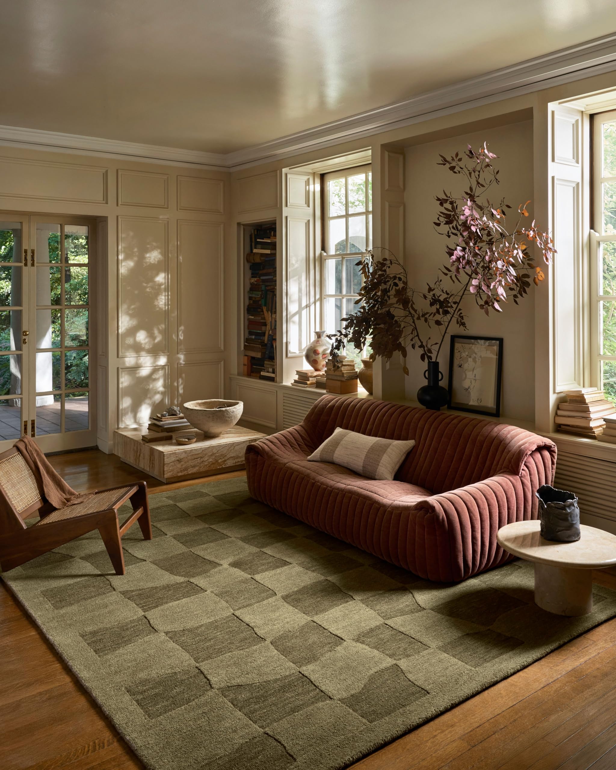 Amazon.com: Loloi Leanne Ford Craven Collection CVN-03 Green/Olive