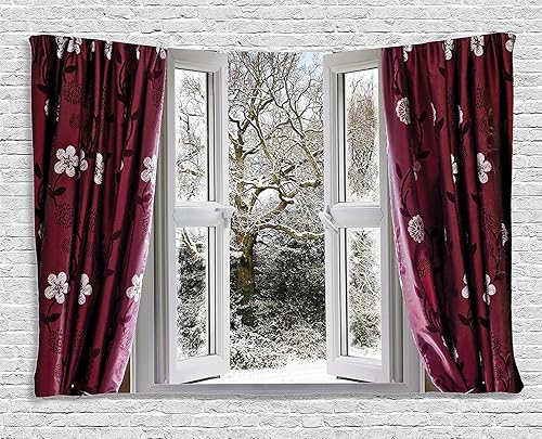 Miniatura 23 de Ambesonne Tapiz de Saguaro, Blooming Palo Verdes y Saguaros at 4 Peaks Hills Phoenix Arizona, colgante de pared para dormitorio, sala de estar