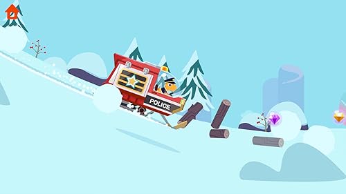 Dinosaur Police Car - Driving Games for kids