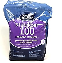 BioGuard Stabilizer 100, 5 lb, Chlorine Stablizer, Prevents Sunlight-Induced Chlorine Loss, Reduces Chlorine Consumptiion
