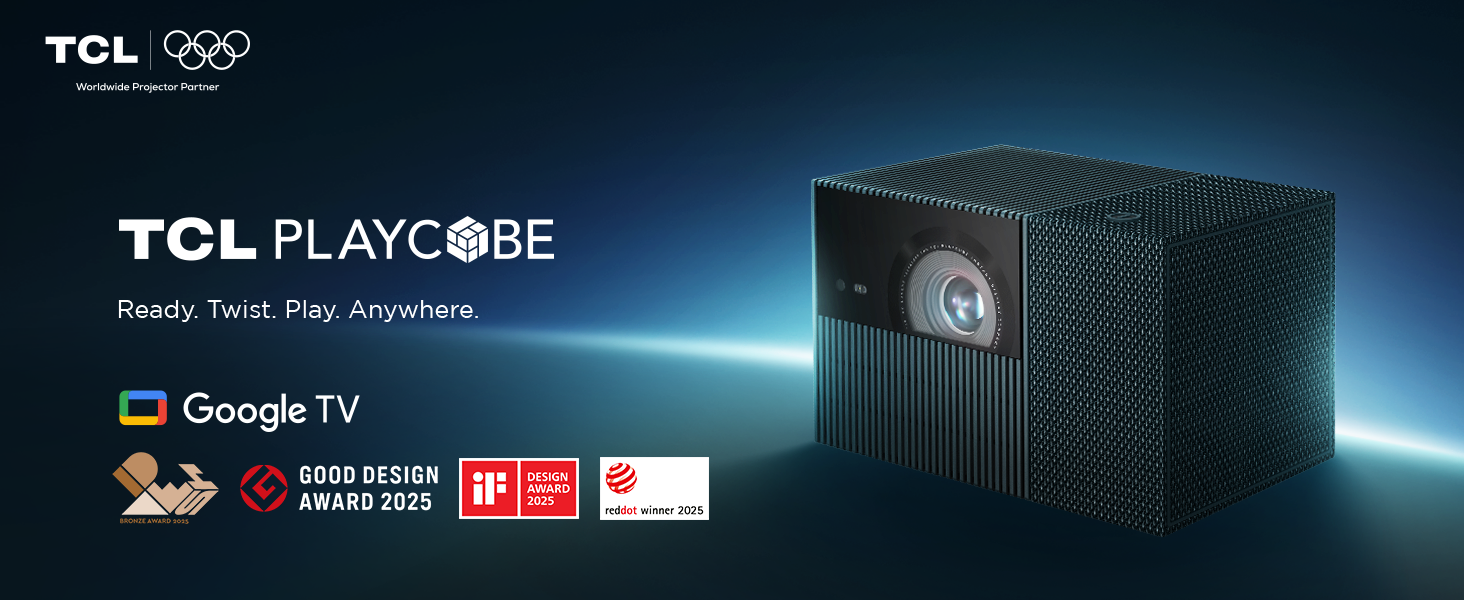 Amazon.com: TCL PlayCube 1080P FHD DLP Projector, Portbale