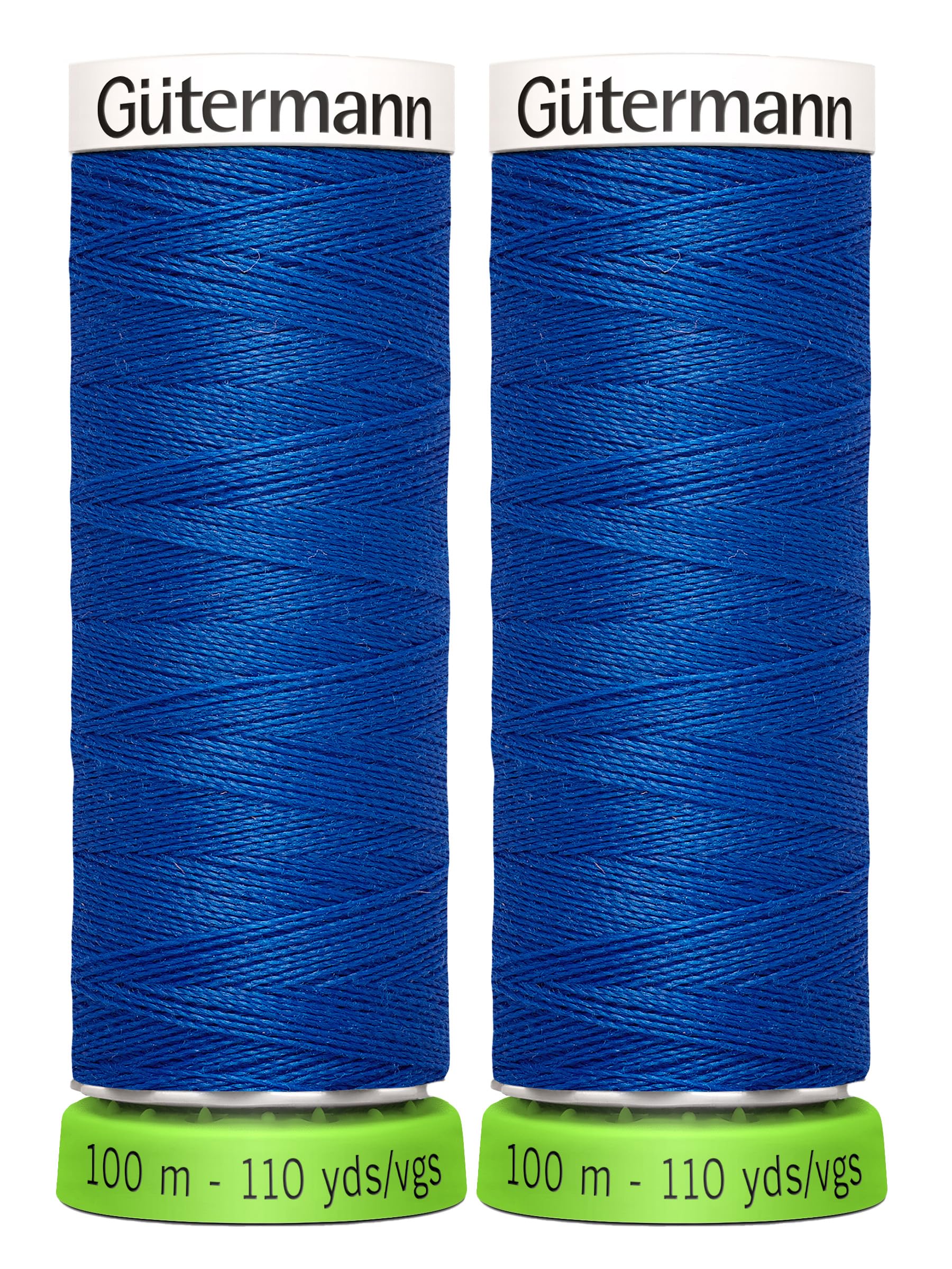 2X 100m Gutermann Sew-All 100% Recycled Polyester rPet Thread, Cobalt Blue 315 – Bundled by GetInStyle Shop
