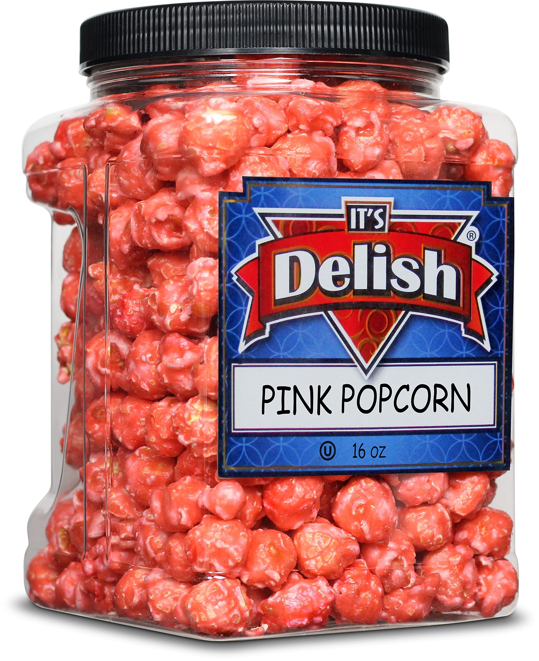Amazon.com: Gourmet Pink Strawberry Colored Popcorn by It's Delish