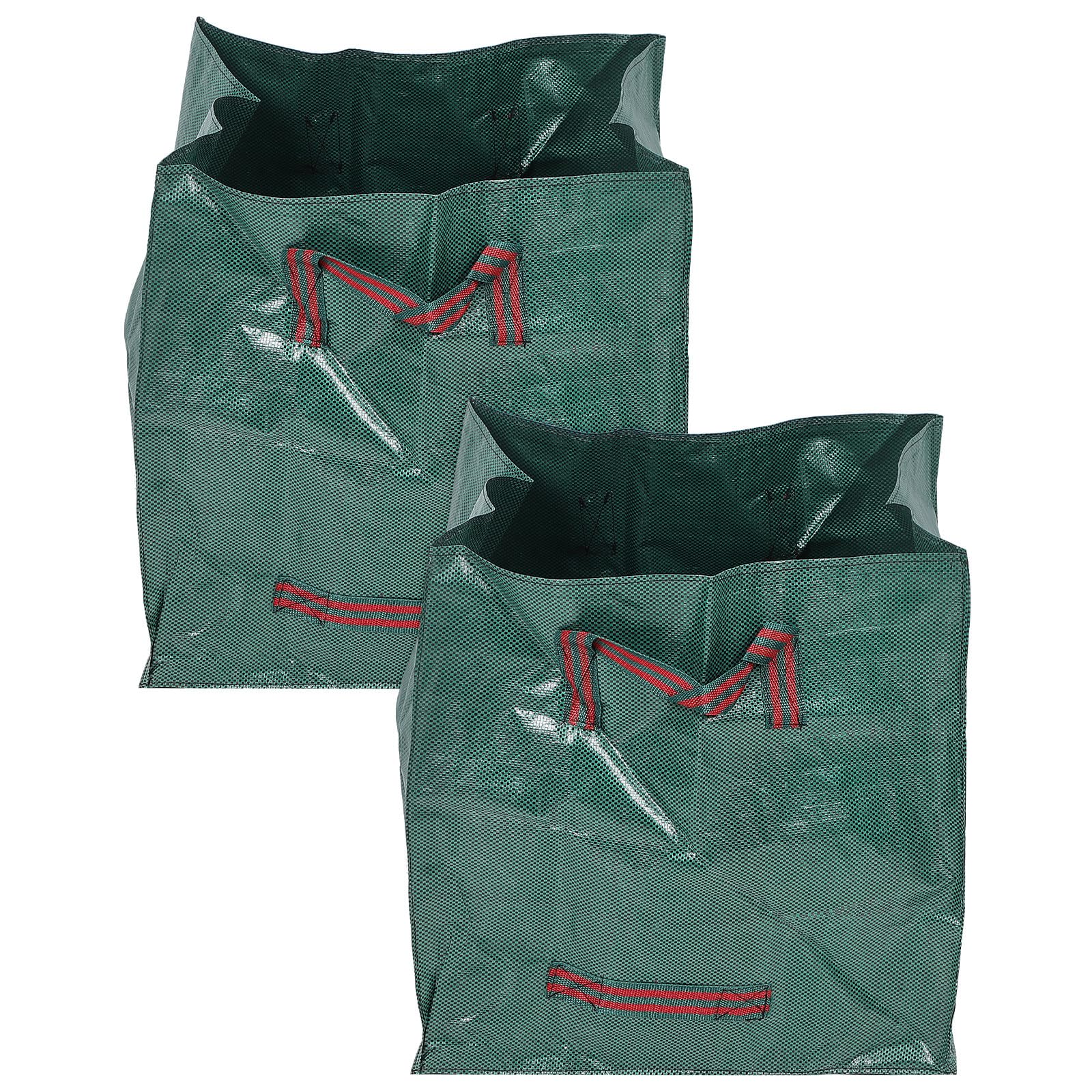 DECHOUS 2 Stück Wiederverwendbare Garten laubsäcke aus Robustem Pp material Große Kapazität Wasserbeständig zur Sammlung von Laub Unkraut und Gartenabfällen für Gartenliebhaber