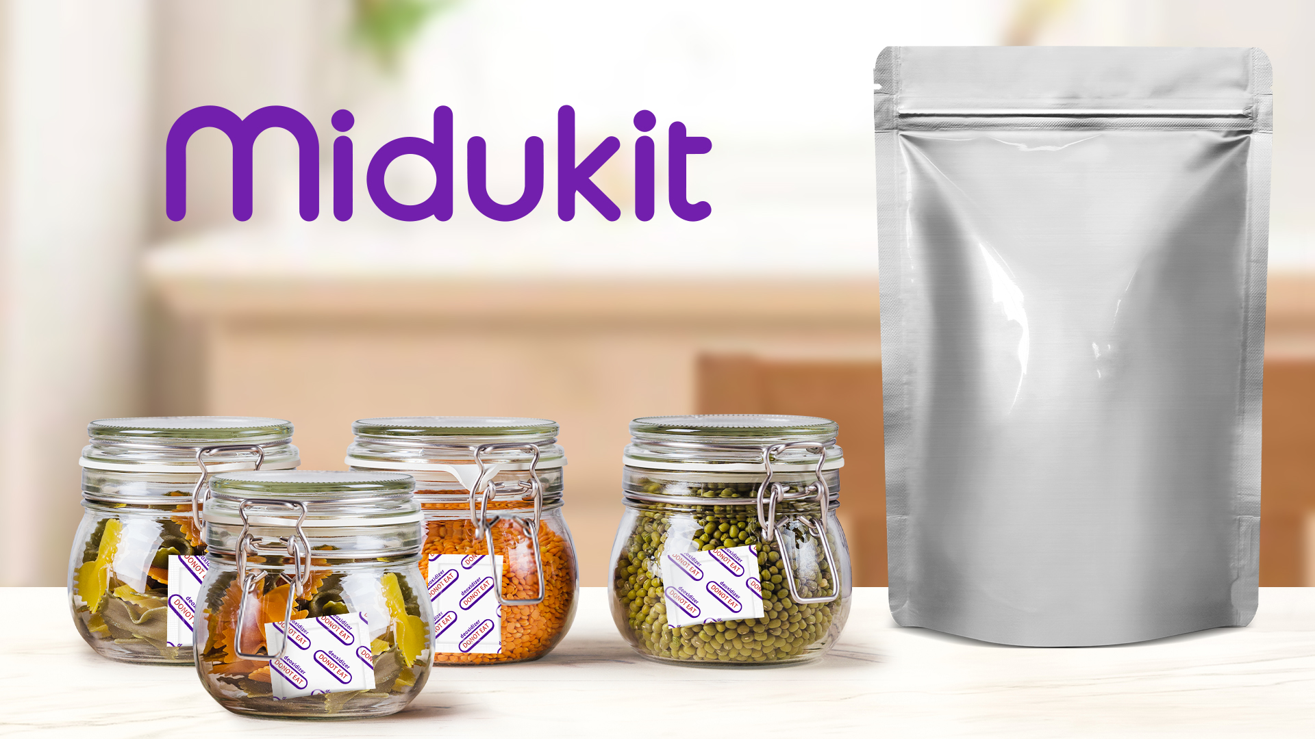 Absorbeurs D'oxygène 500CC - Lot De 50 Sachets Individuels - Pour Conservation Aliments Longue Durée (riz, Céréales, Légumes...)