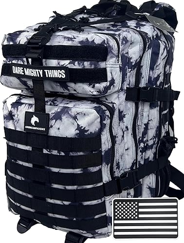 Miniatura 15 de AMERICANPHOENIX Mochila Táctica Élite de 45L | Mochila para Trabajo y Militar | Resistente al Agua y de Alta Resistencia | Mochila de Evacuación,