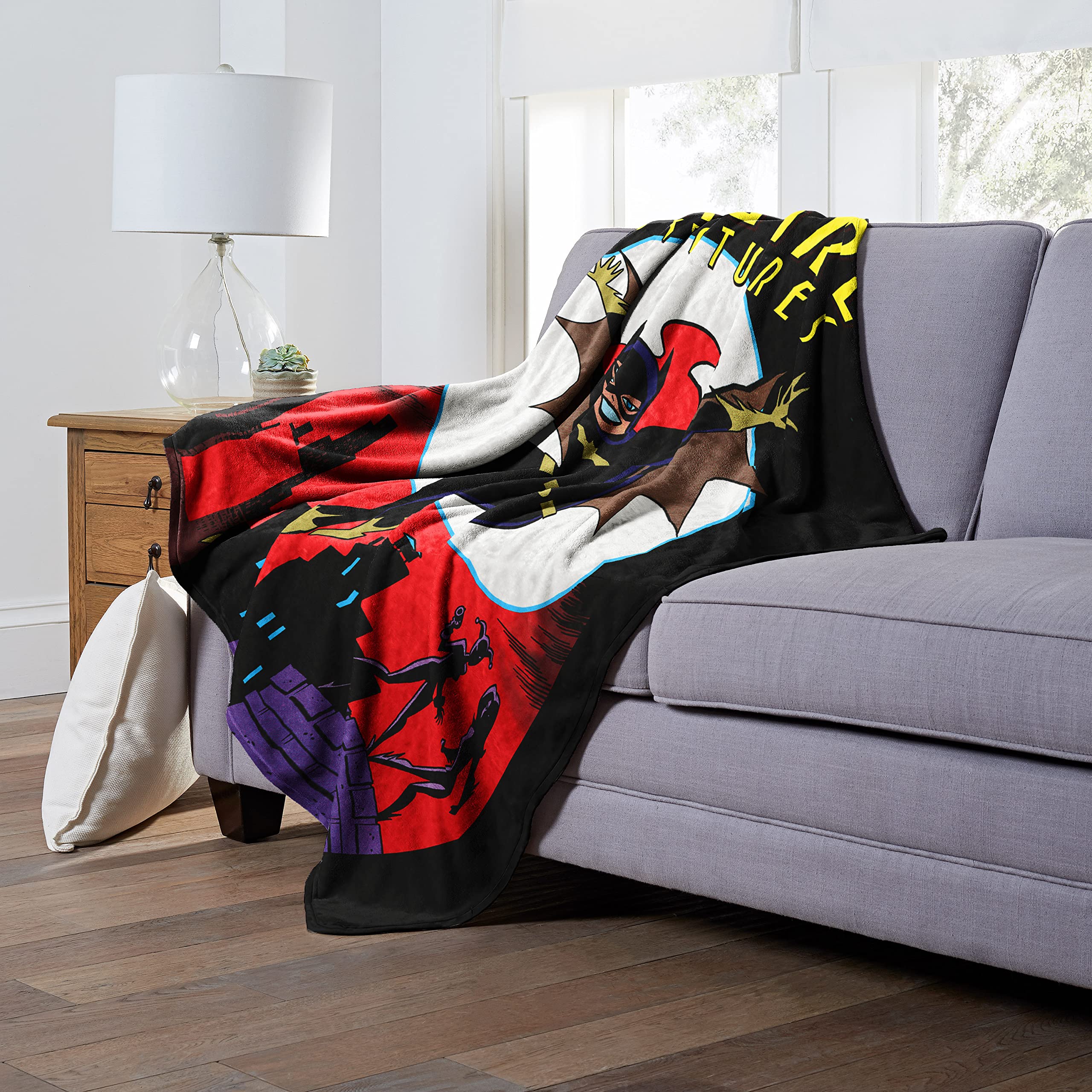 Batman Catwoman Design DC Comics Batman Throw Blanket - The Bat And The ...